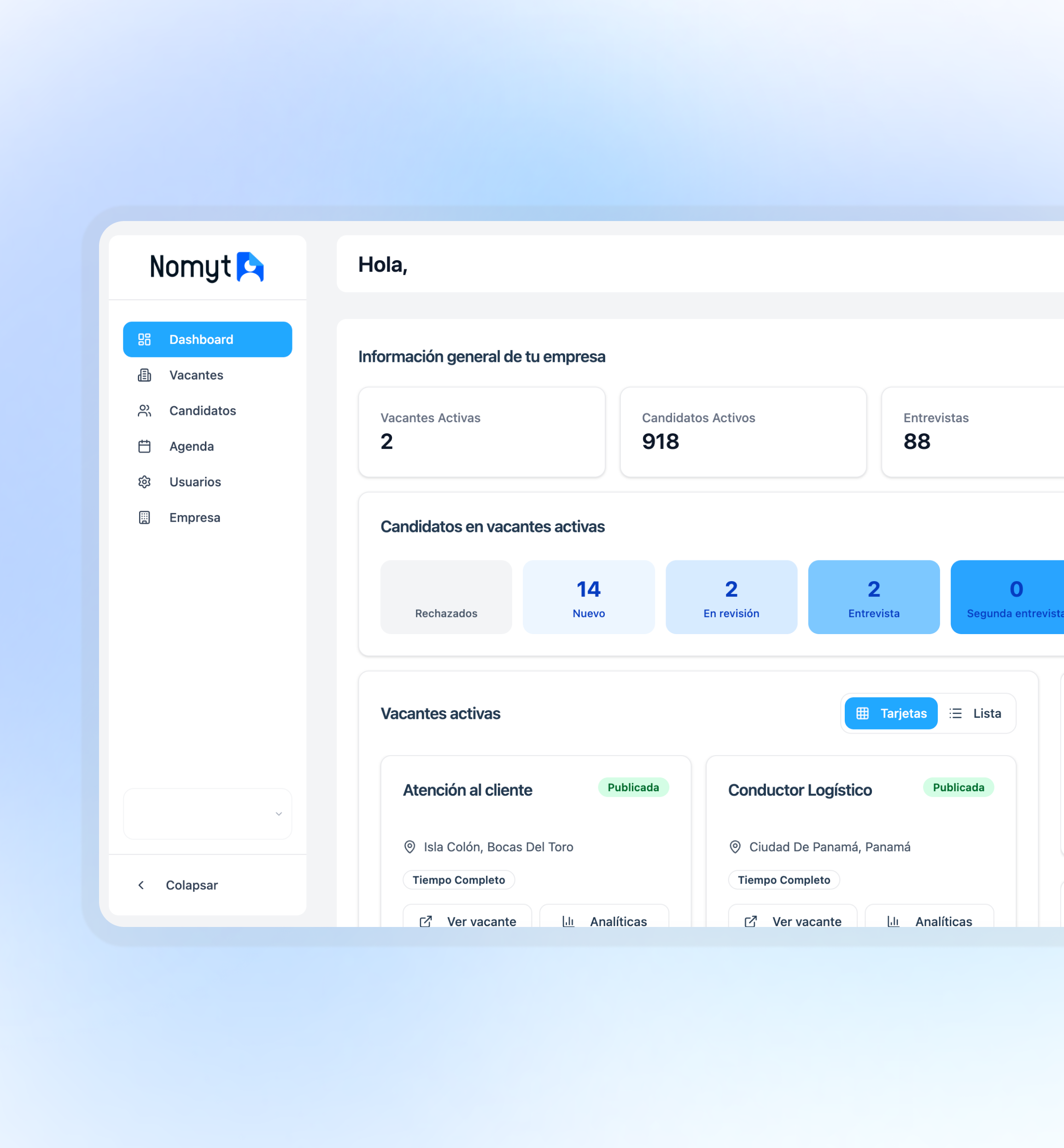 Mockup - Crea y publica tus vacantes